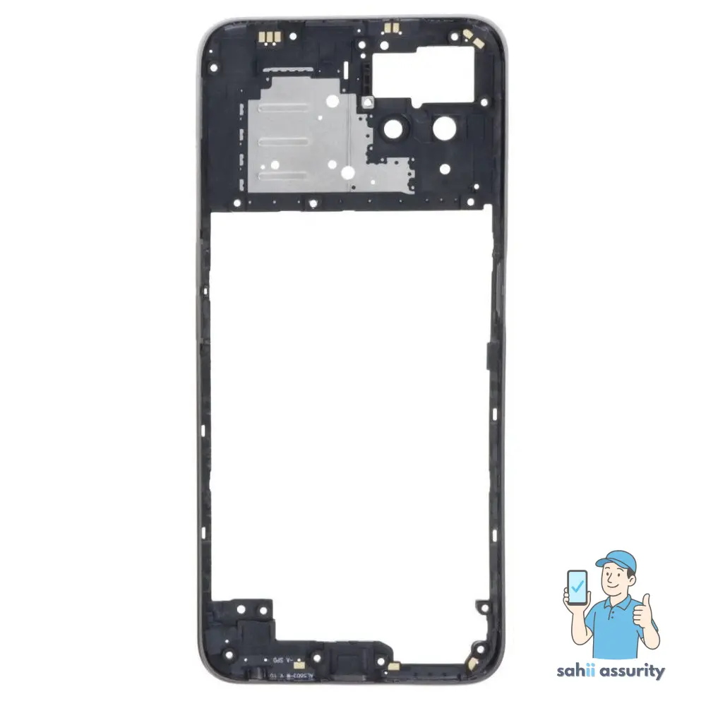 Middle Frame Ring Only for Realme 8i Black thumbnail